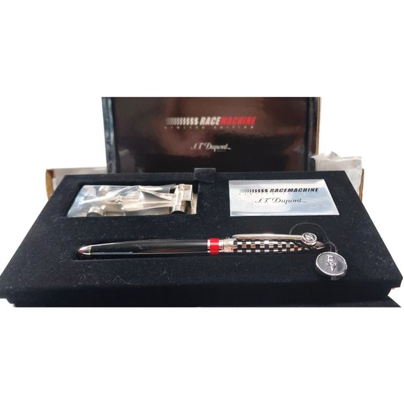 S.T. Dupont 255680RM Race Machine Limited Edition Streamline Fountain Pen Set - Picture 10 of 12